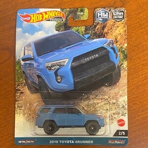 Hot Wheels Blue Toyota 4Runner Toy Car